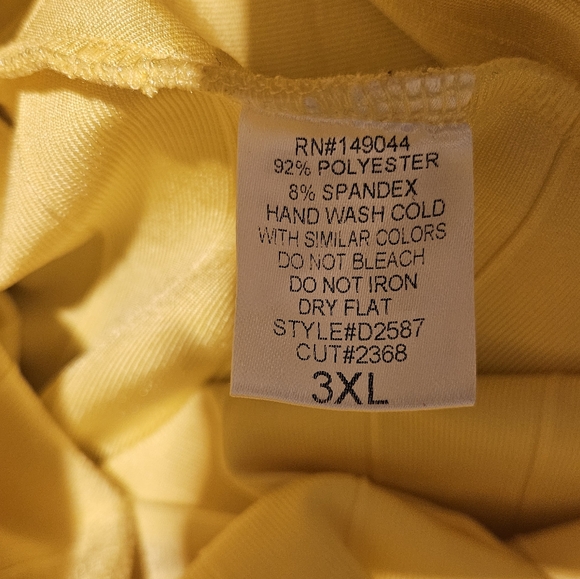 Yellow Ruffle Mini Dress - Picture 3 of 4